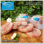 Beef Sirloin Striploin Porterhouse Has Luar Australia frozen MELTIQUE Santori BLUE LABEL steak +/- 3/4" ORIGINAL BAG (price/pack 1kg 5pcs)